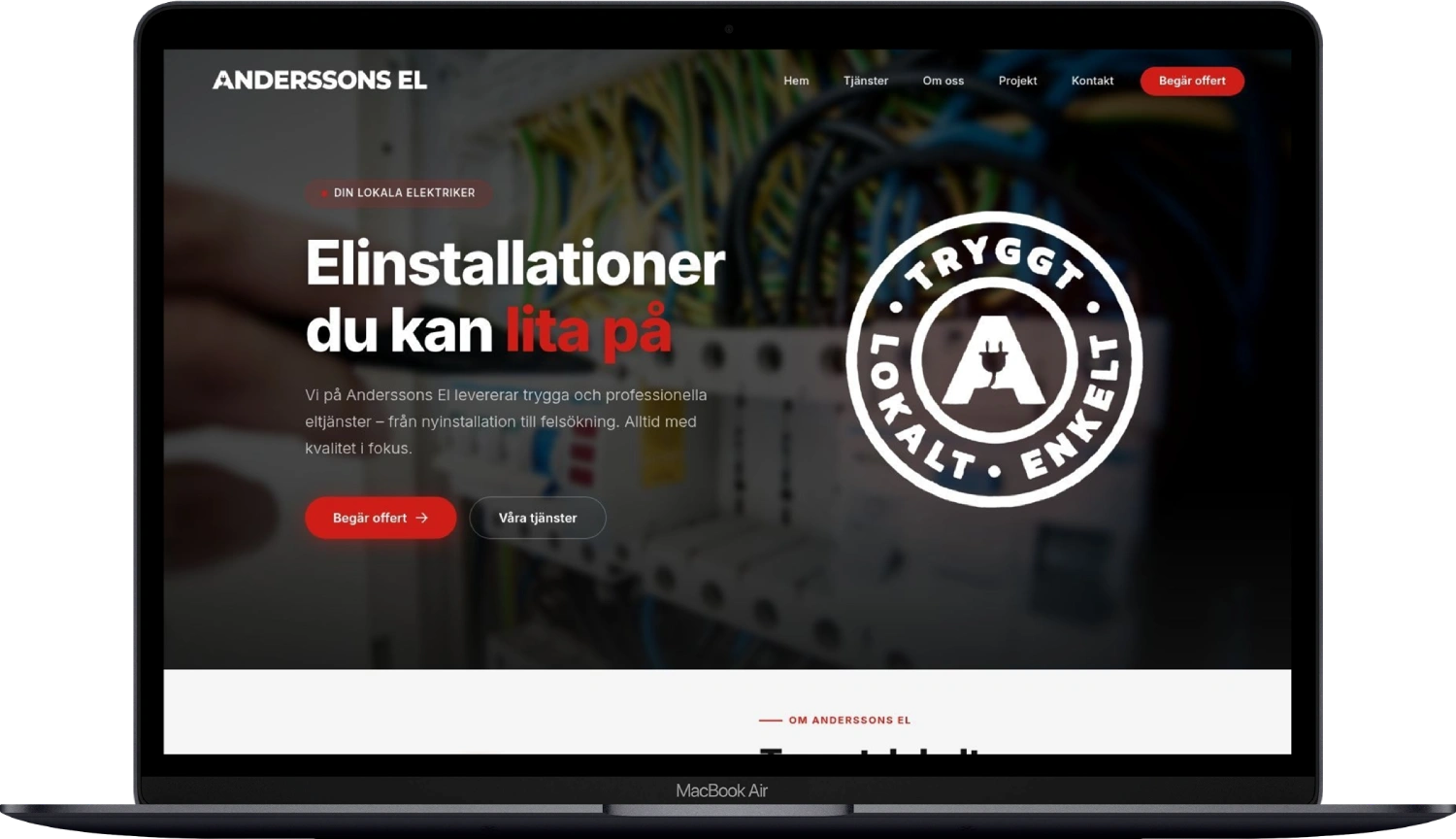 Andersson El – desktop-vy